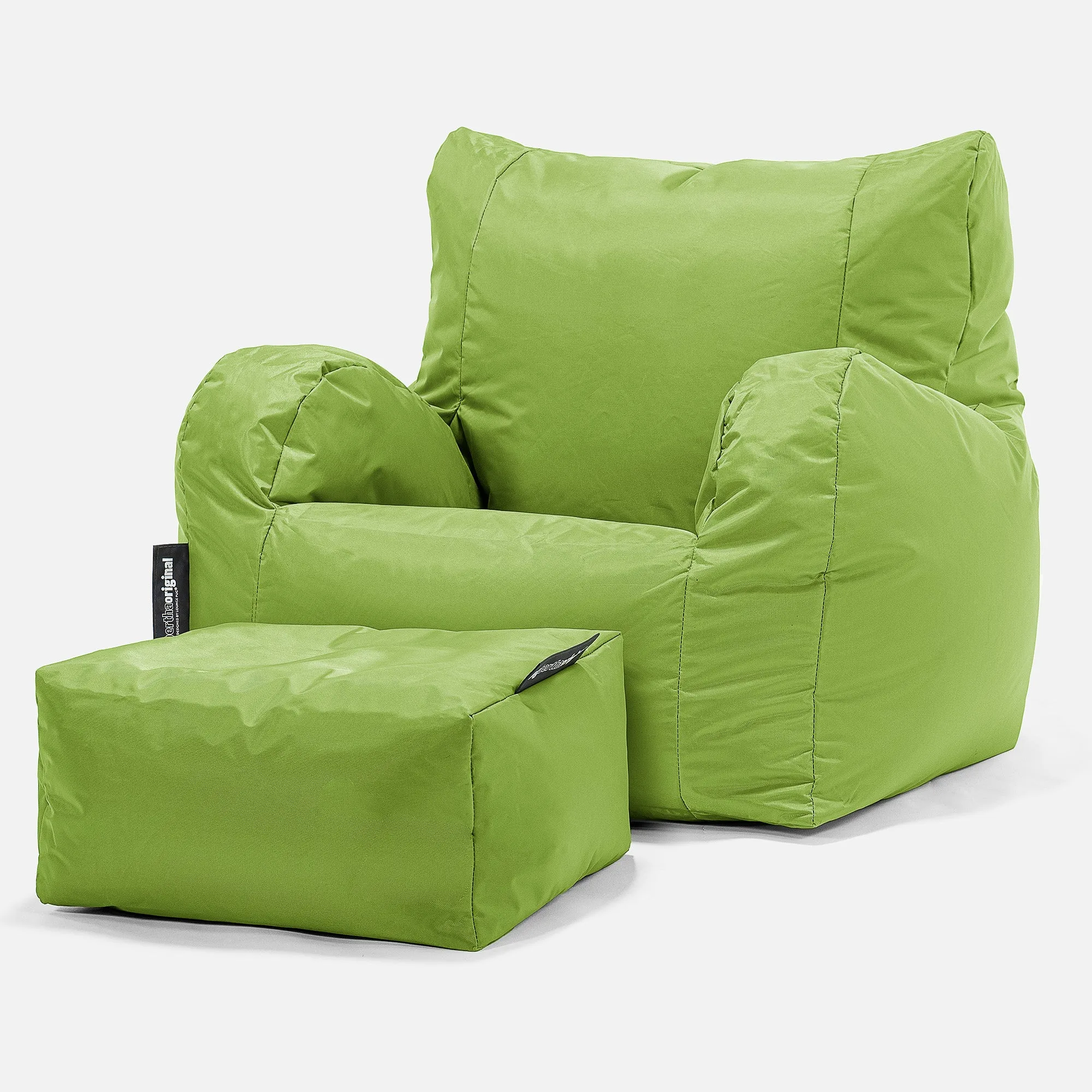 Garden Bean Bag Armchair - SmartCanvas™ Lime Green