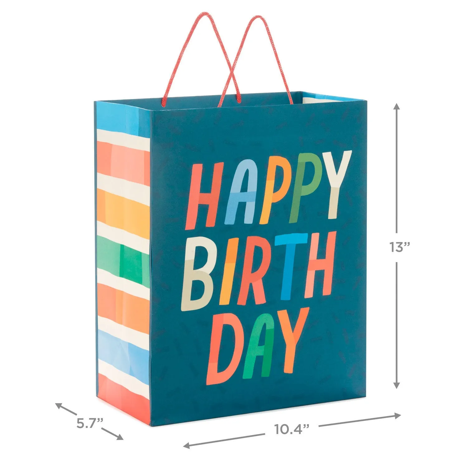 Hallmark 13'' Happy Birthday on Blue Large Gift Bag