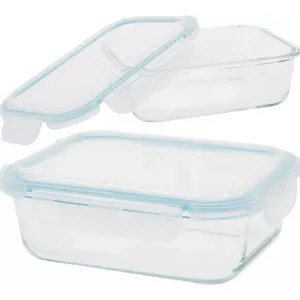 H&S Collection Glass Storage Container 1000ml