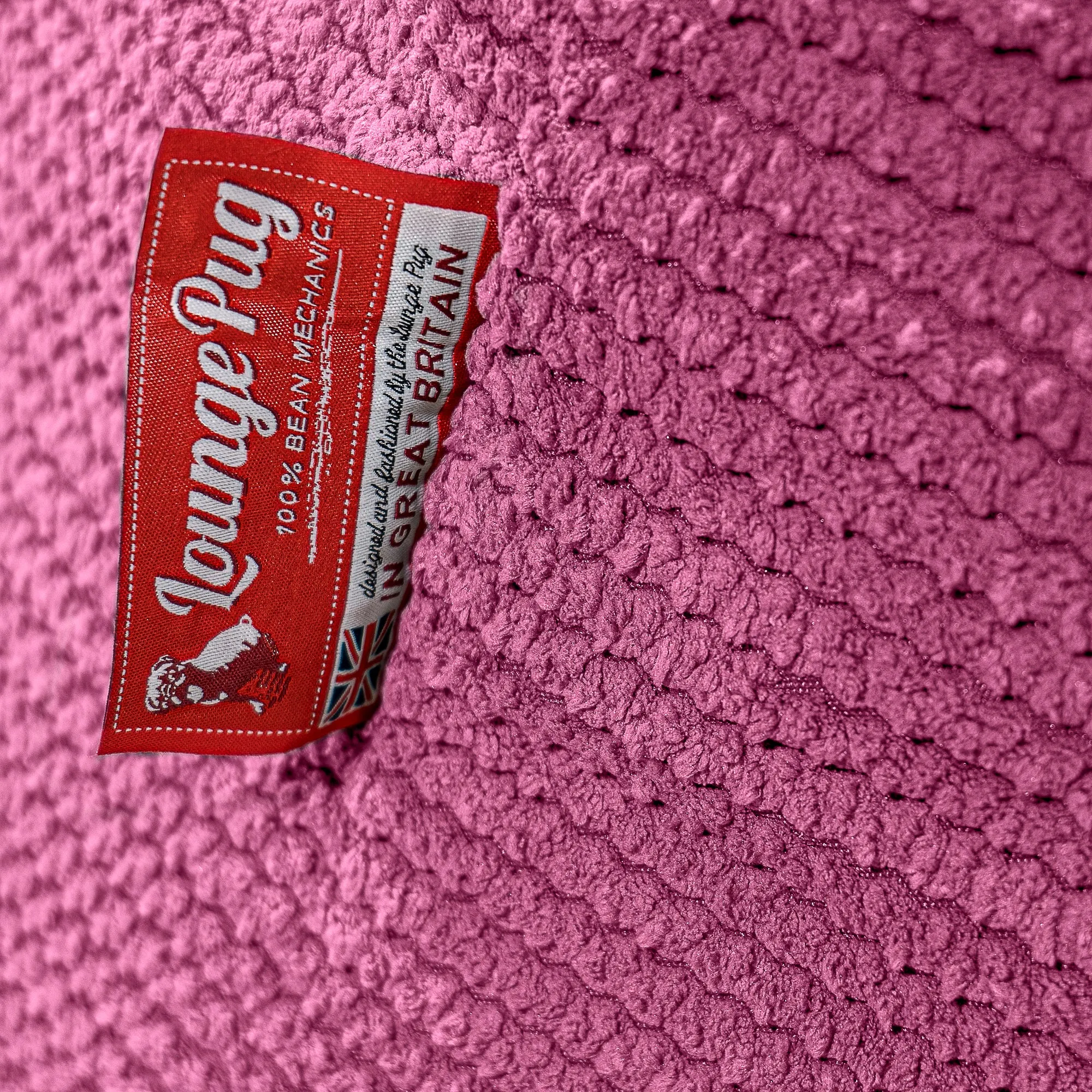 Highback Bean Bag Chair - Pom Pom Pink