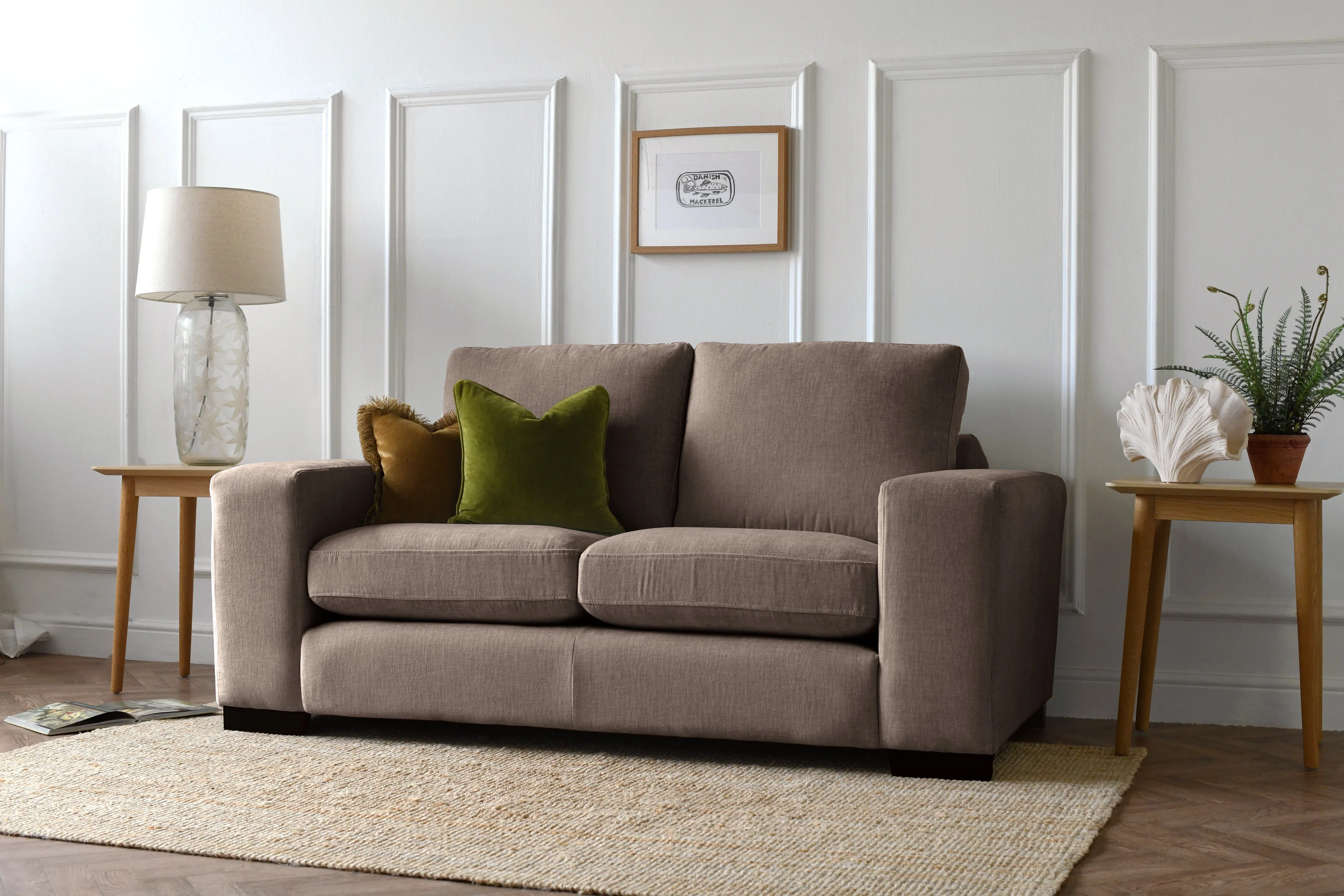 Hugo | 2 Seater Sofa | Brunswick Taupe