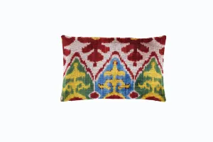 IKAT SILK VELVET CUSHION REF25