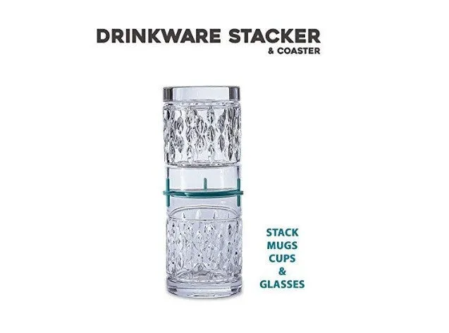 Importikaah Glass coffee mug organizer