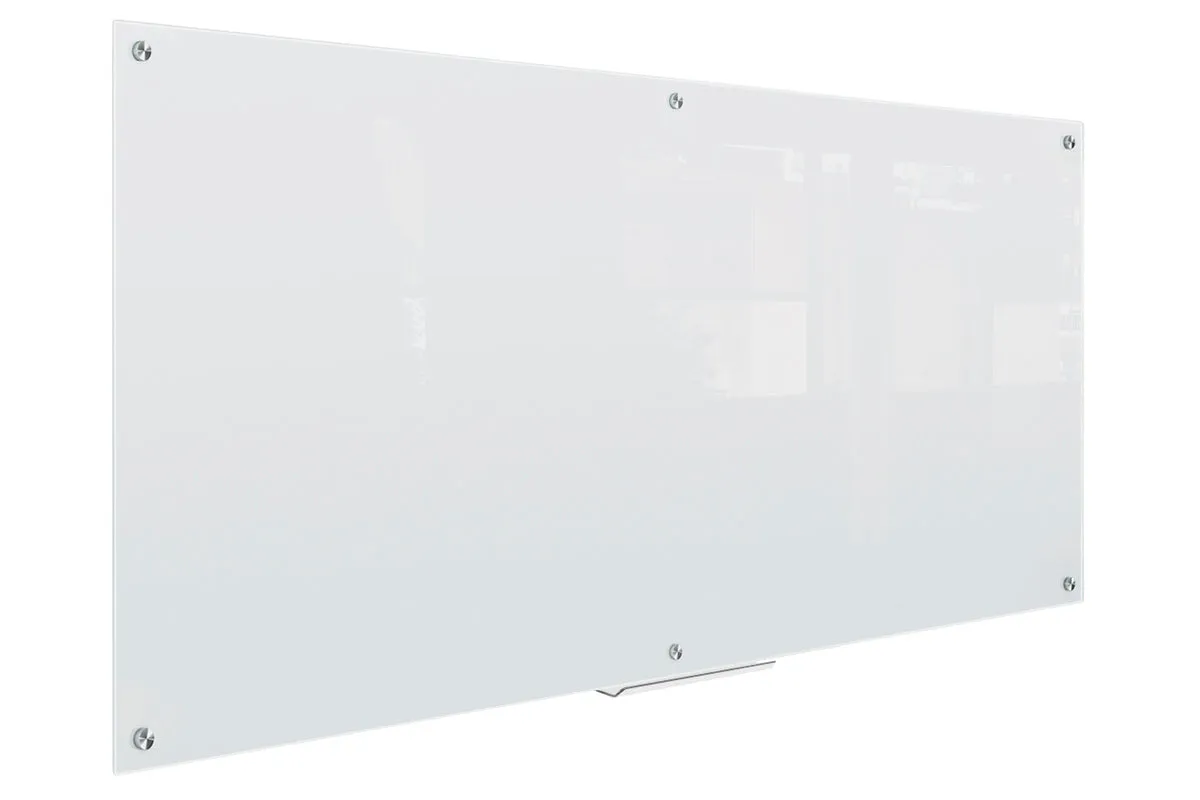 JasonL White Magnetic Frameless Glass Whiteboard