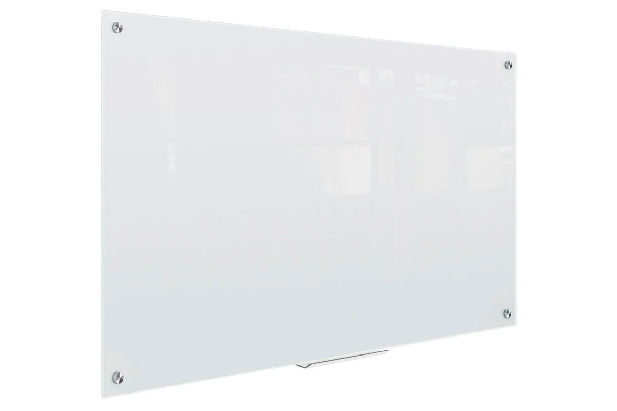 JasonL White Magnetic Frameless Glass Whiteboard