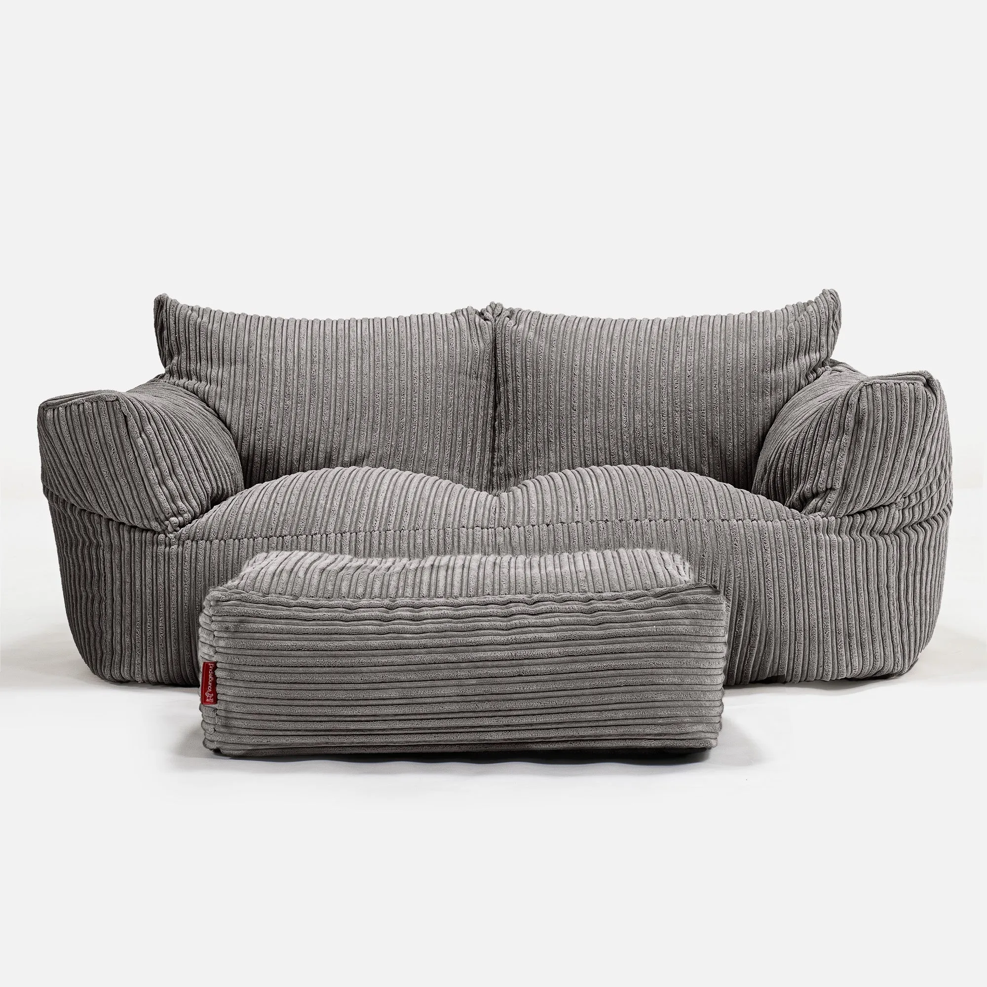 Josephine Sofa Bean Bag - Cord Graphite Grey