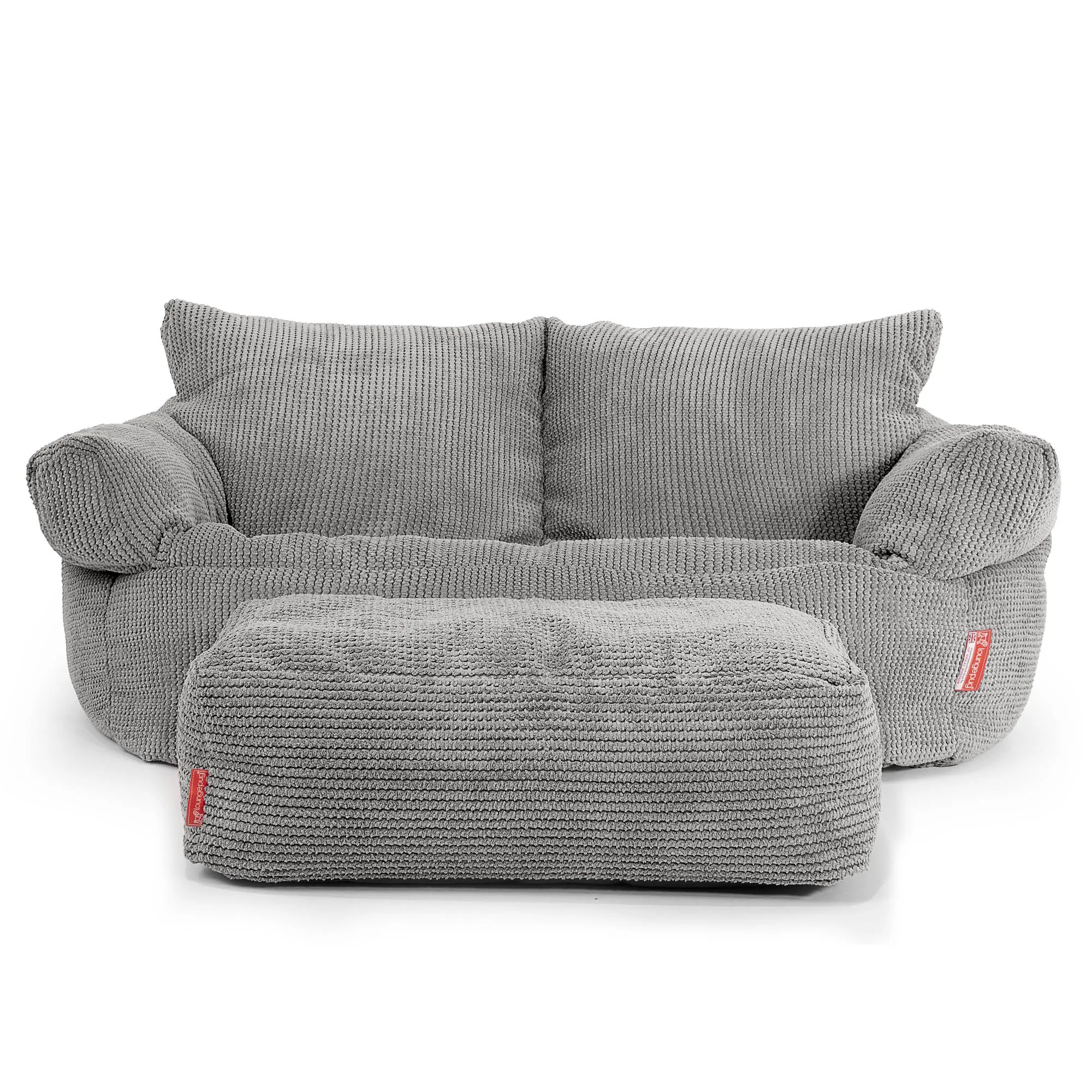 Josephine Sofa Bean Bag - Pom Pom Charcoal Grey