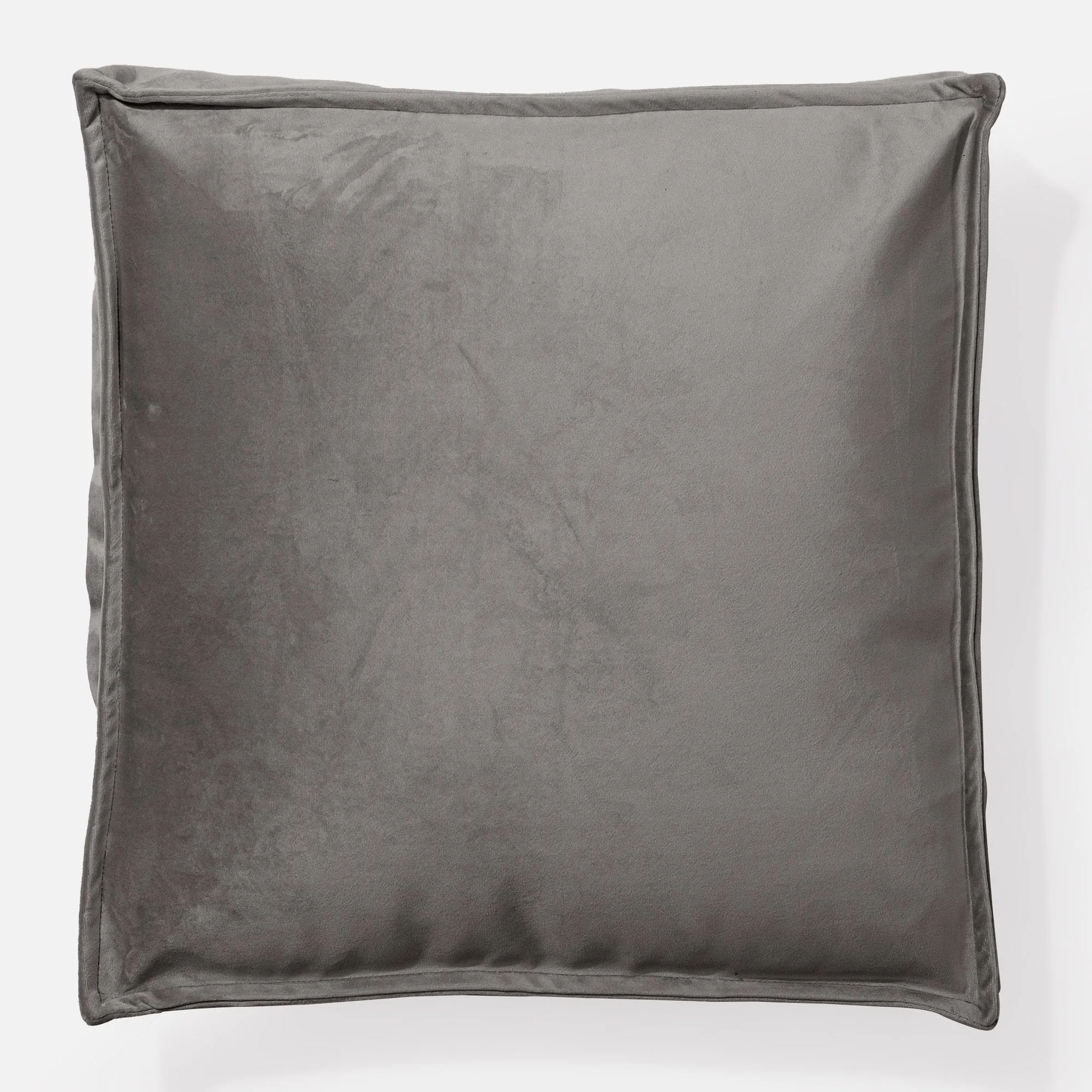 Large Floor Cushion - Velvet Graphite Grey