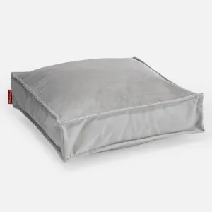 Large Floor Cushion - Velvet Silver