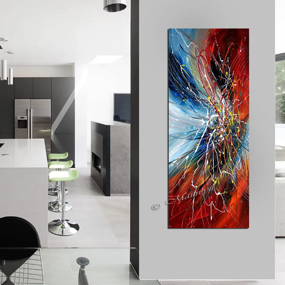 Large Modern Art Oil Painting on Canvas - Modern Wall Art Amazing Abstract