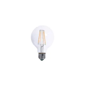 LED Filament G25 450 Lumen 5 Watt 2700K G25 Filament LED – Clear Finish