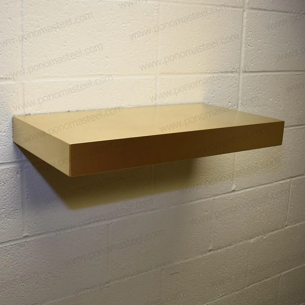 Metal shelves 68"- 72" (cm. 160 - 183) made-to-order floating shelves Ponoma®