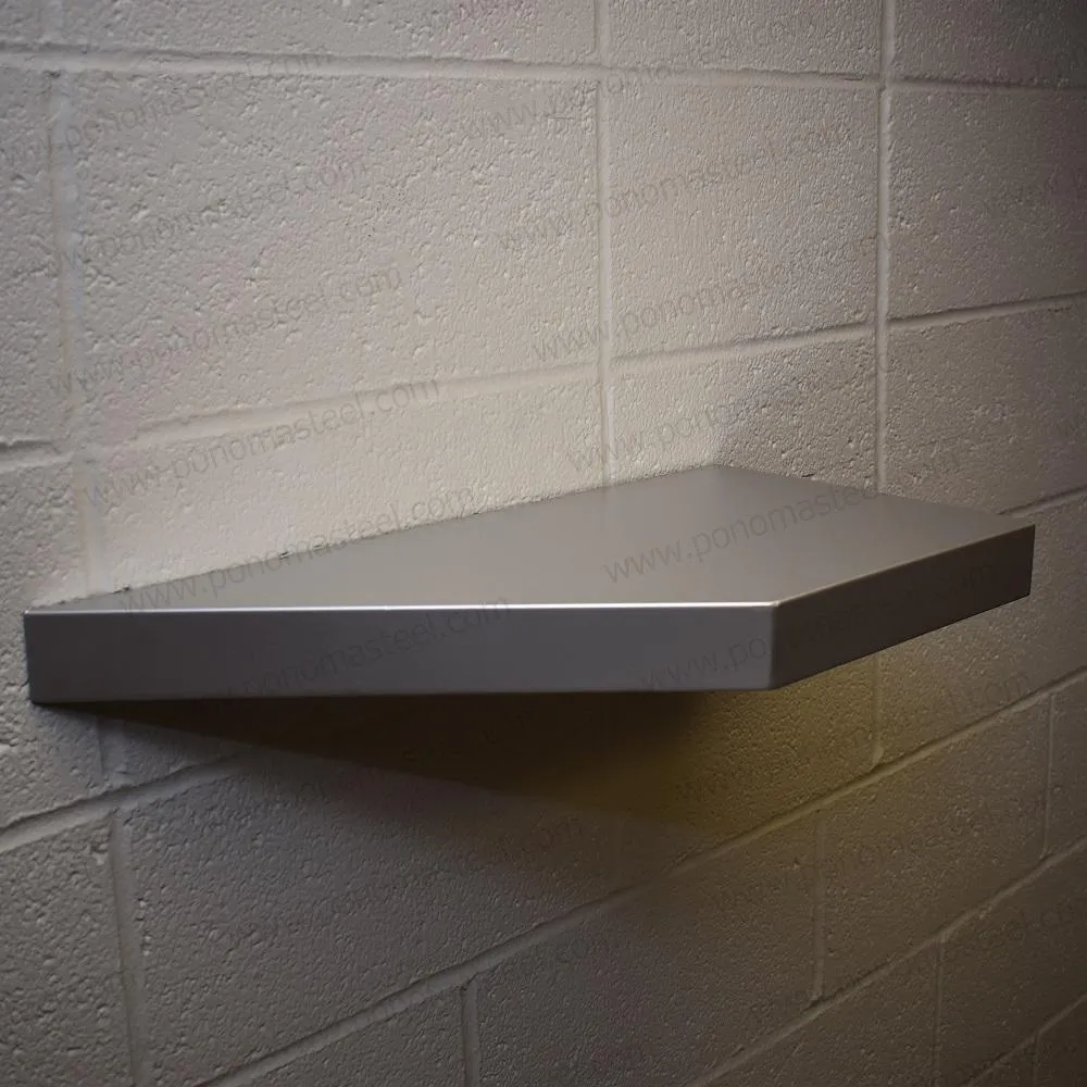 Metal shelves 68"- 72" (cm. 160 - 183) made-to-order floating shelves Ponoma®