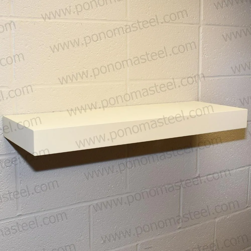 Metal shelves 68"- 72" (cm. 160 - 183) made-to-order floating shelves Ponoma®