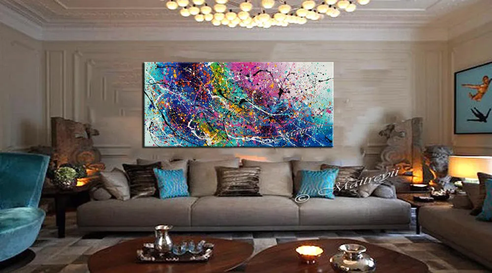 Modern Abstract Wall Art - Jackson Pollock - Vintage Beauty 128