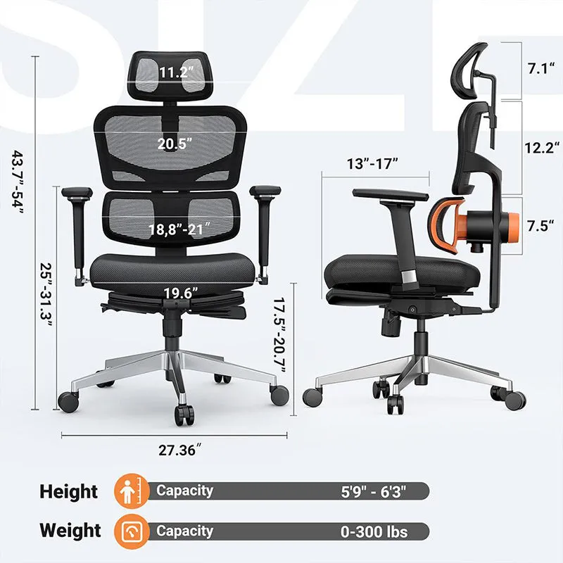 NEWTRAL NT002 Ergonomic Chair Adaptive Lower Back Support