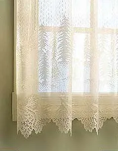 Pinecone Lace Swag Curtains