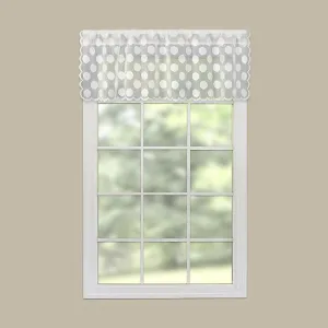 Polka Dot Lace Valance Curtains