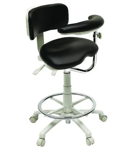 Premium Ergonomic Dental Operator Waterfall-Style Seat Stools US Made