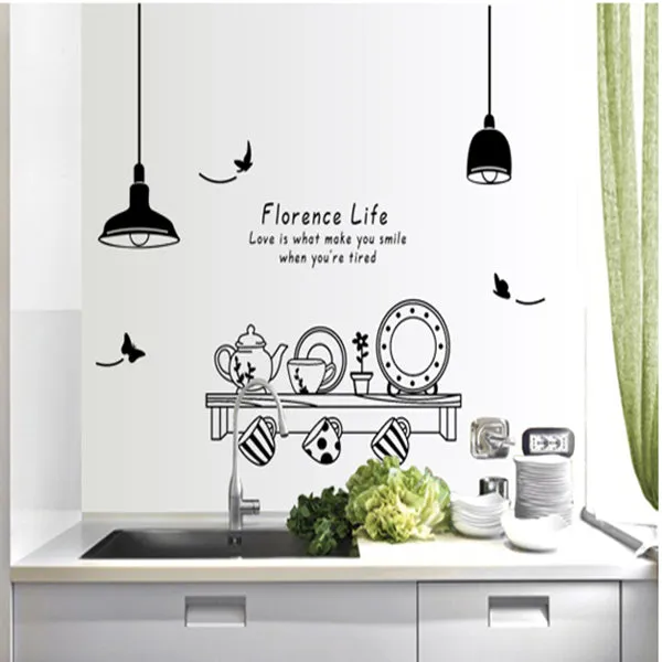 Removable wall stickers for kitchen Florence Life 3 stickers pack