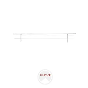 Rev-A-Shelf / CSR-17CR-10 / Closet Shoe Rail for Custom Closet Systems (10 pack)