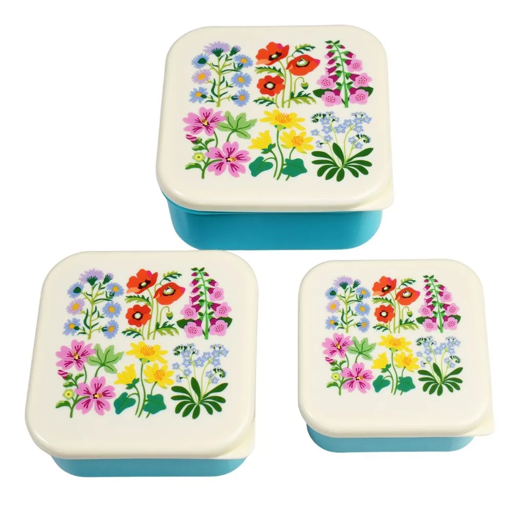 Rex London Wild Flowers Snack boxes