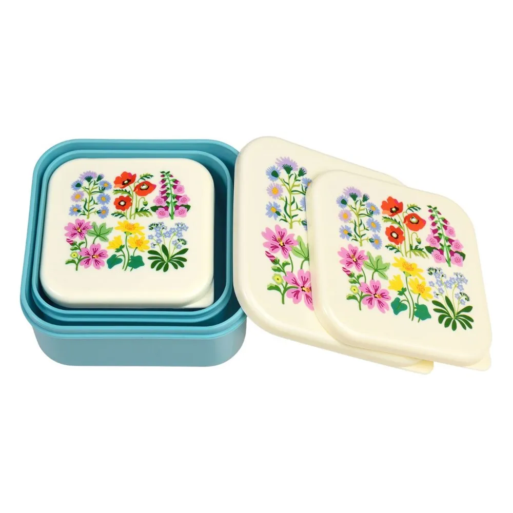 Rex London Wild Flowers Snack boxes