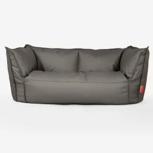 Ruben Bean Bag Sofa - Vegan Leather Grey