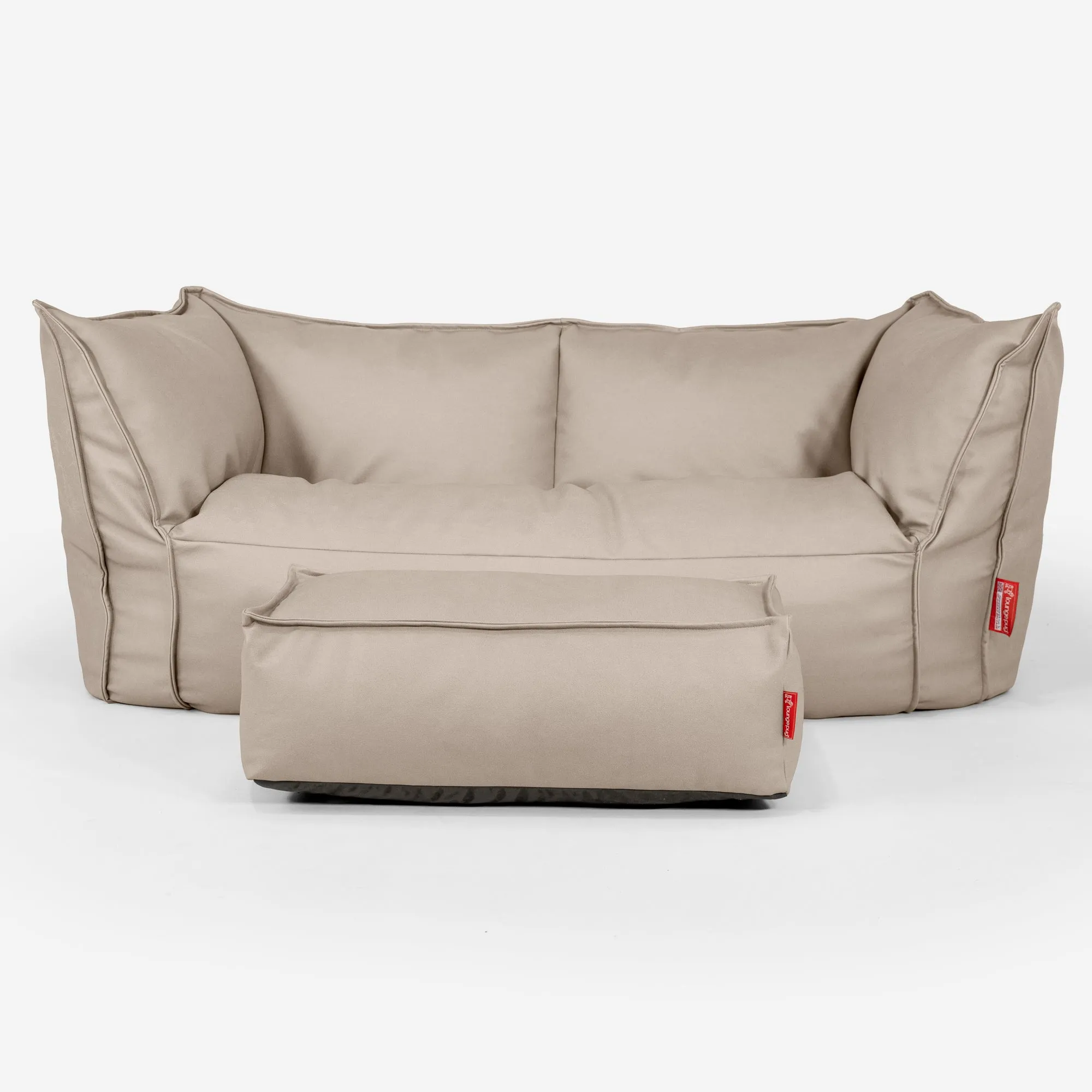 Ruben Bean Bag Sofa - Vegan Leather Ivory