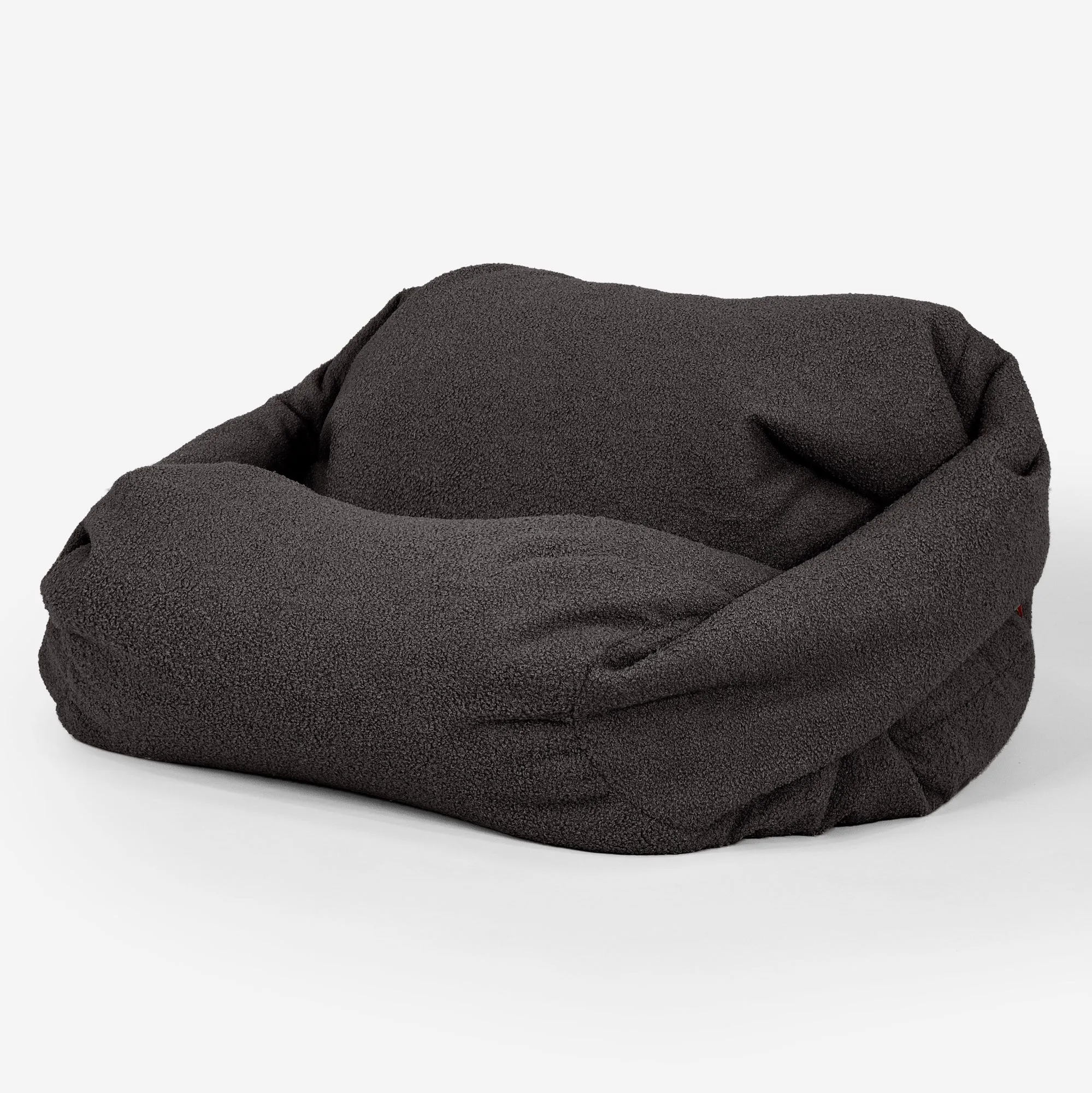 Sabine Bean Bag Armchair - Boucle Graphite Grey