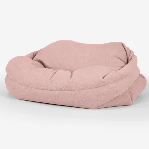 Sabine Bean Bag Sofa - Boucle Pink