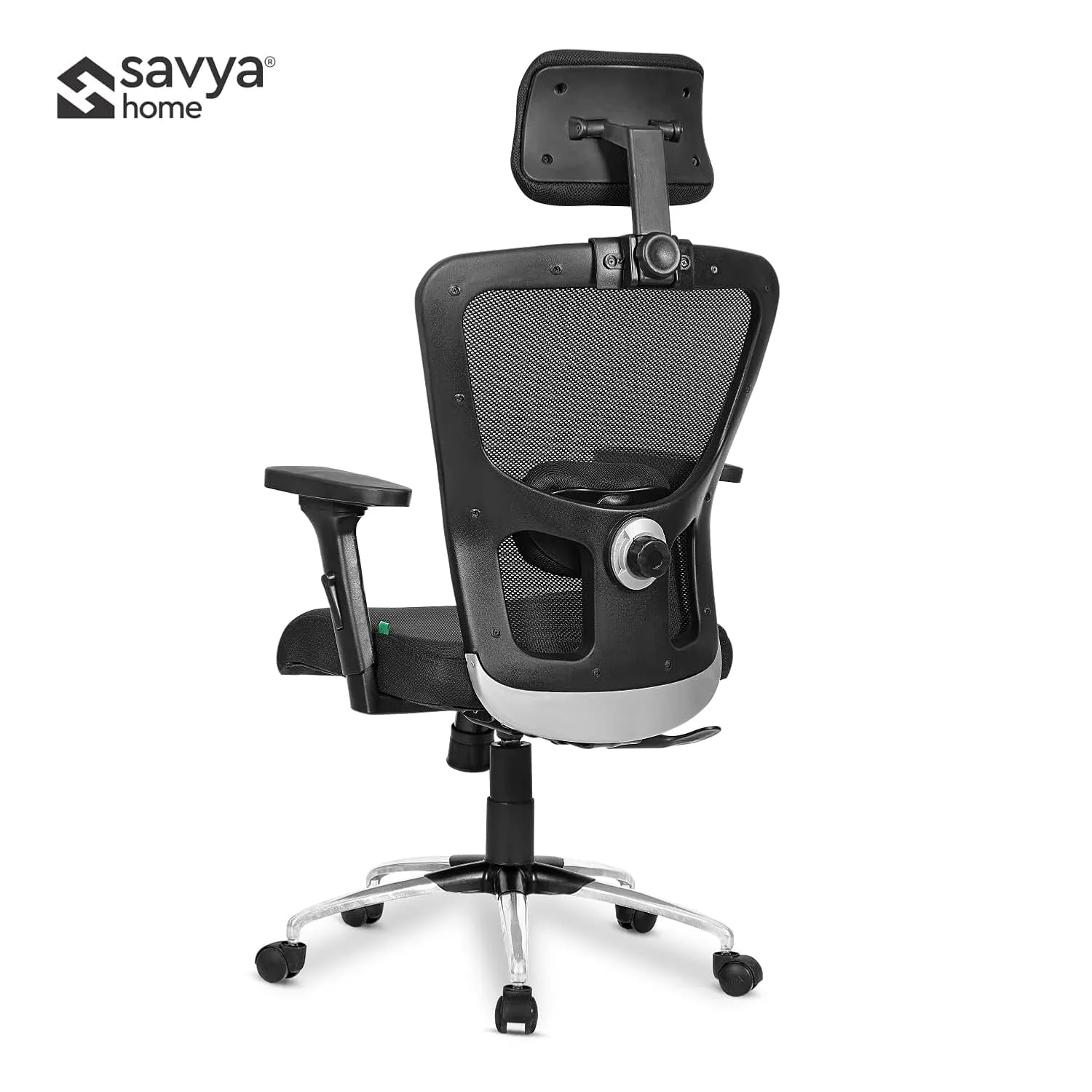 SAVYA HOME Beatle High Back Office Chair- Back/Desk Chair Back/Spare Parts/Chairs for Home/Study Chair Back/Ergonomic Chair Back/Computer Chair Accessories/Black