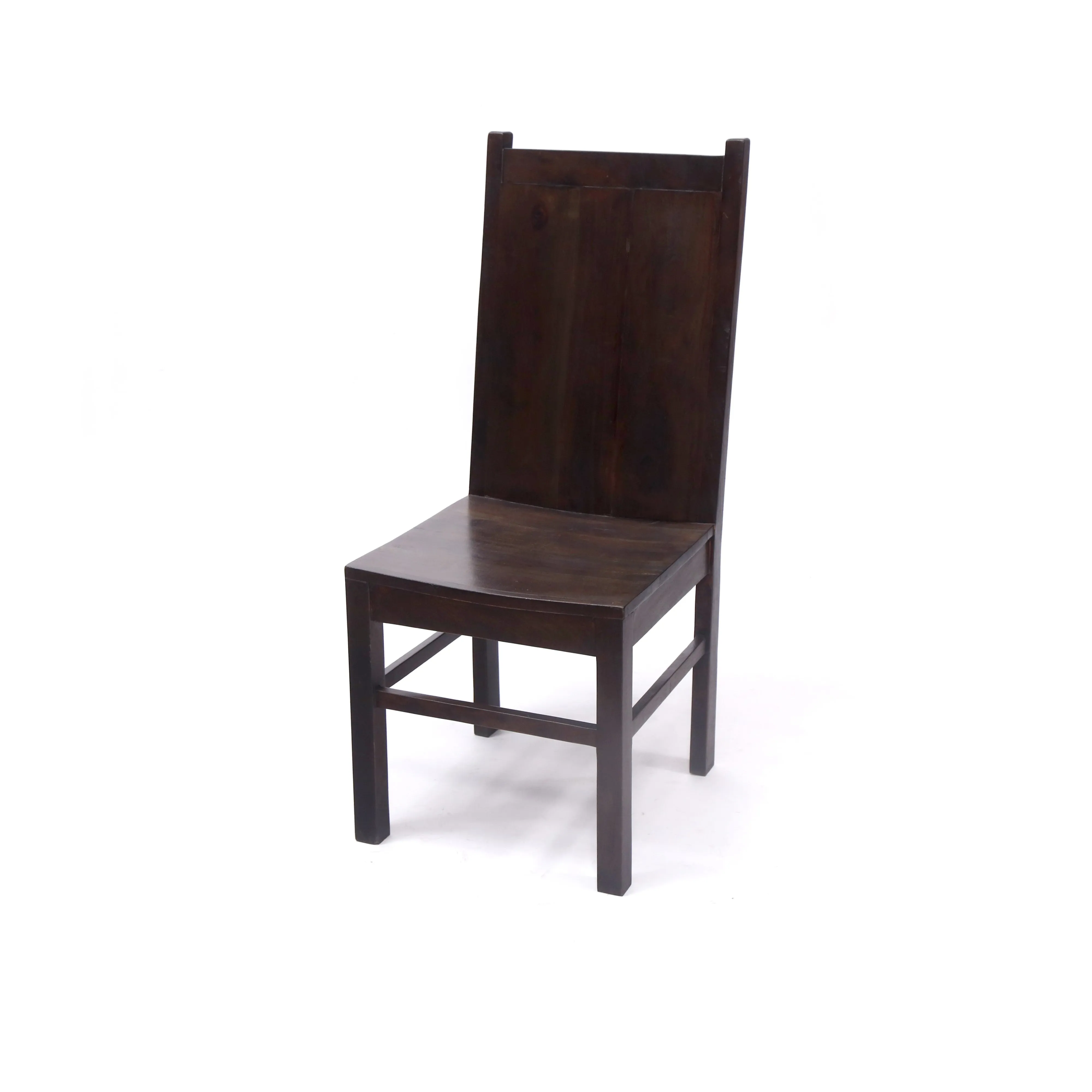 (Set of 2) Long Back Wooden Dinning  Chair