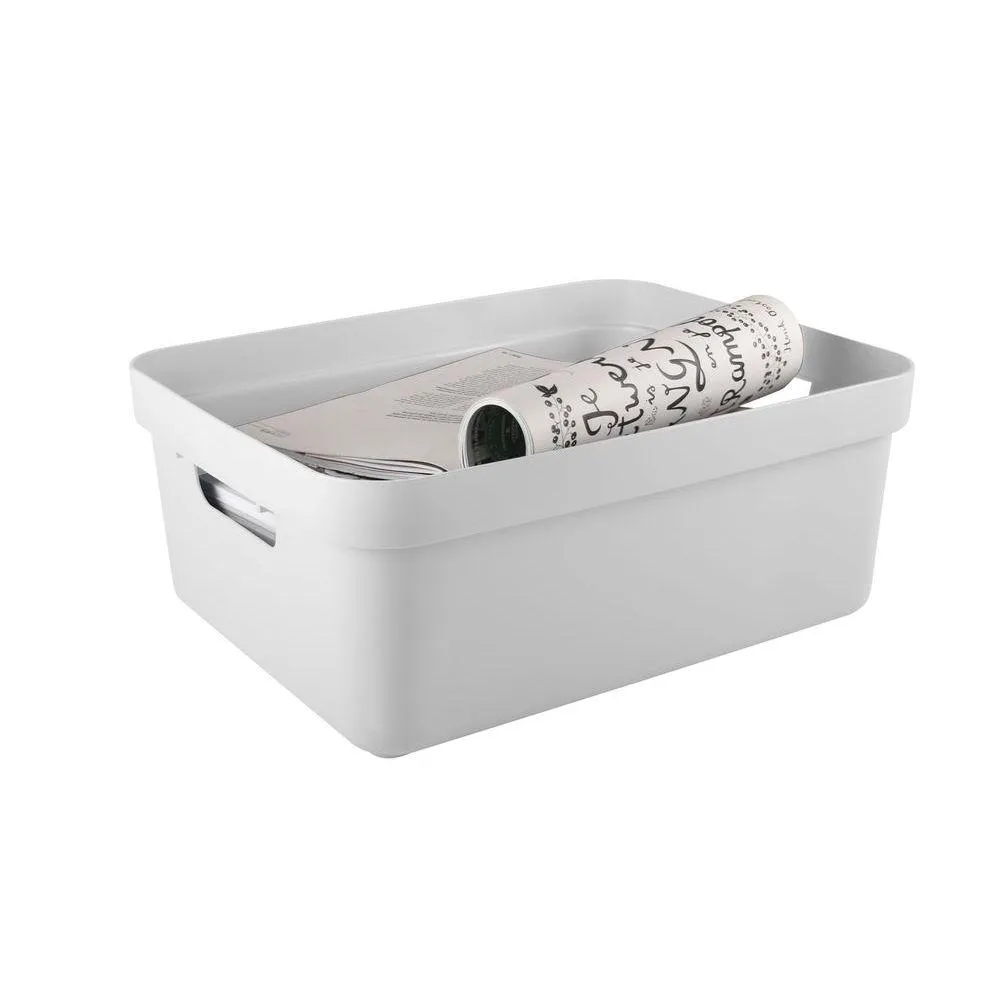 Sigma Home 24L Storage Box White