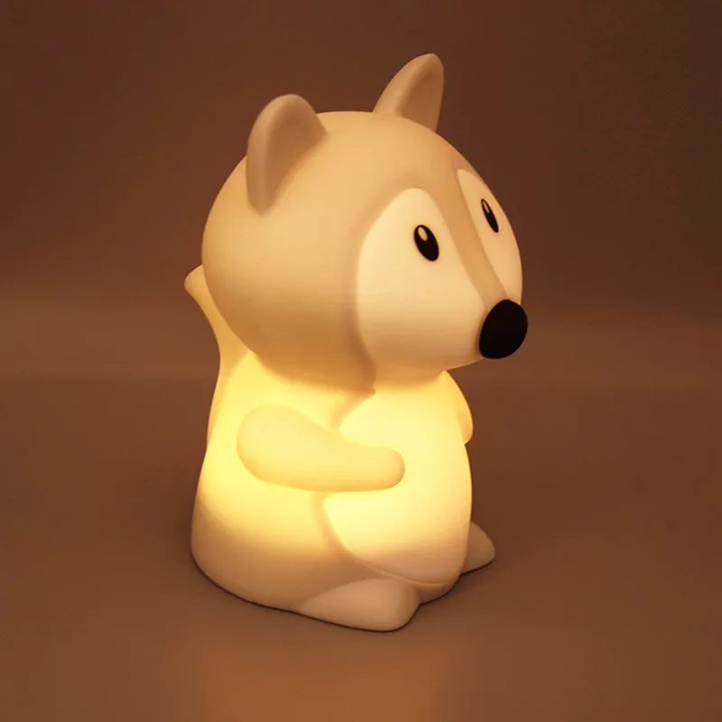 Silicone Animal Night Lights with Touch Sensor Remote Control 9 Colors Changing