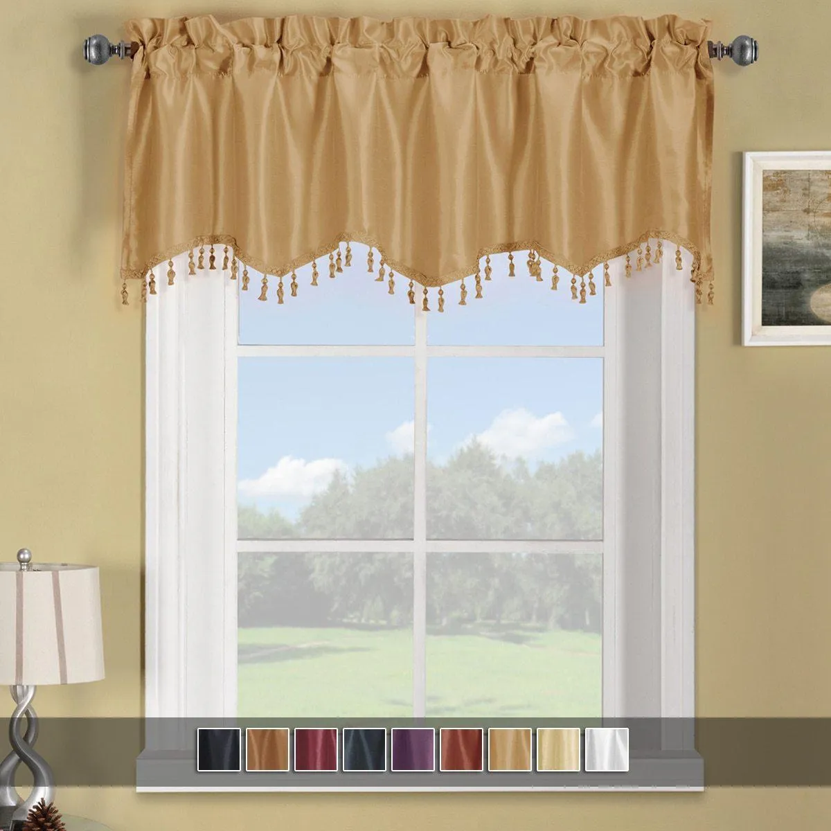 Soho Straight Valance 70"Wx17"L (Single)