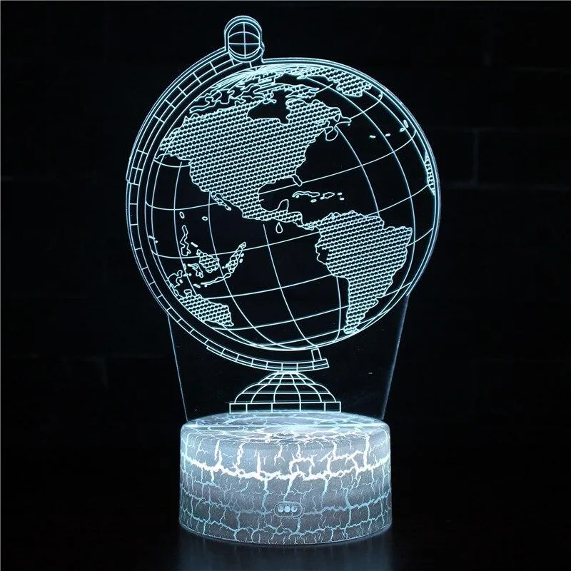 Solar System 3D Phantom Lights Universe Planet Space Night Lights Children's Bedroom Decoration Birthday Holiday Gifts