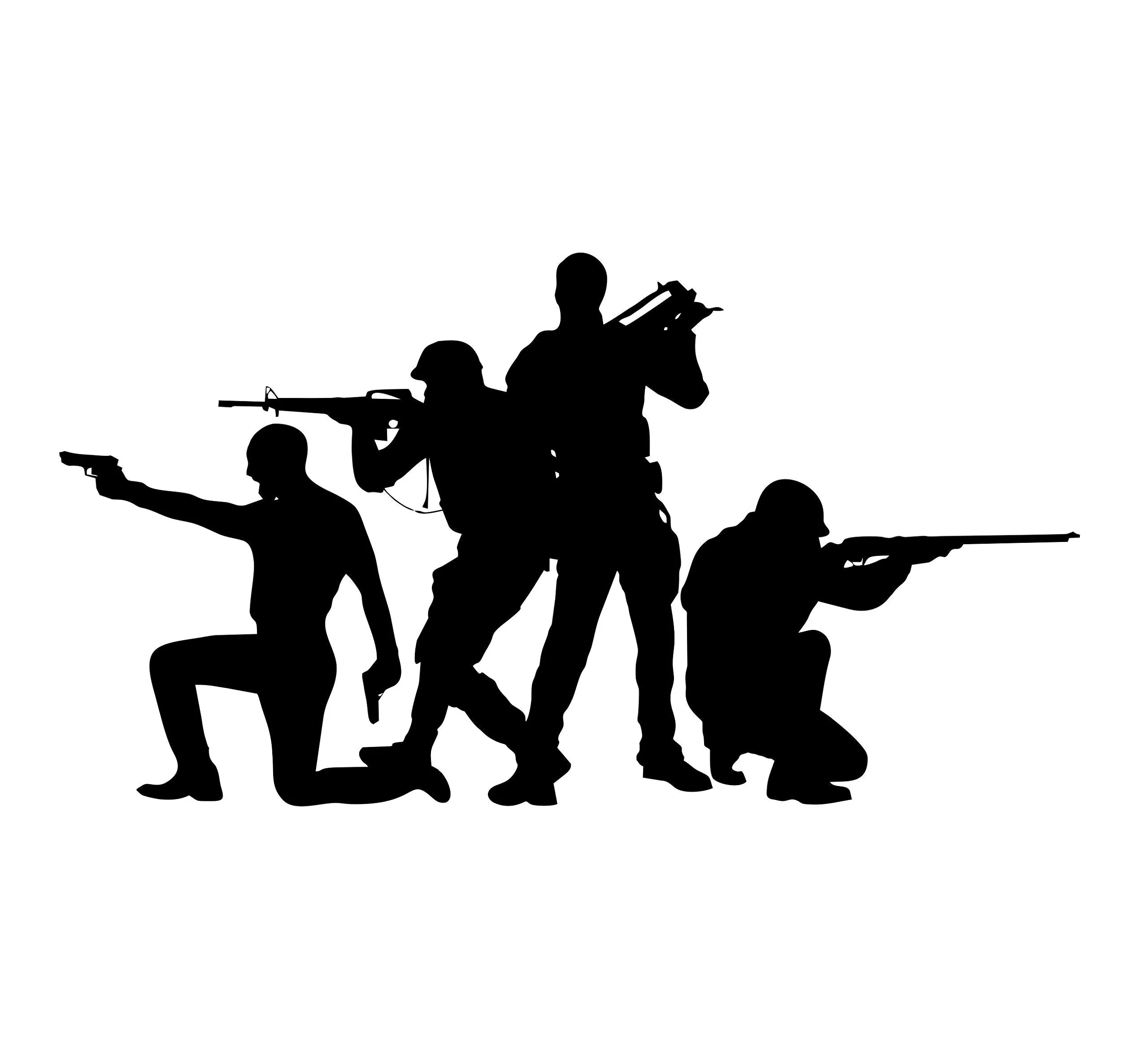 Sticker Hub Player Unknown Battlegrounds Pubg Gun Cartoon Decorative Wall Sticker for Kid's Living Room Bedroom for Home Hall Decor (Vinyl, 50 x 93 cm) BS966