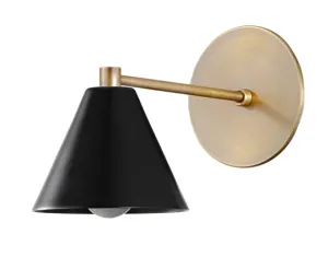 Straight Arm Peak Sconce