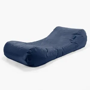 Sun Lounger Garden Beanbag - SmartCanvas™ Navy Blue