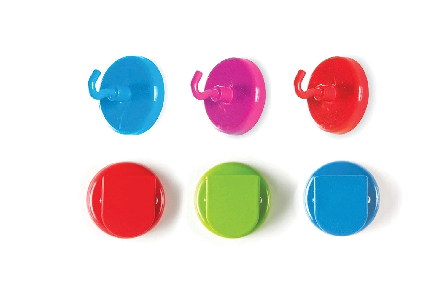 Super Strong Magnets Hooks & Clips Set of 6