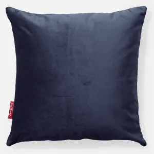 Throw Pillow Cover 47 x 47cm - Velvet Midnight Blue