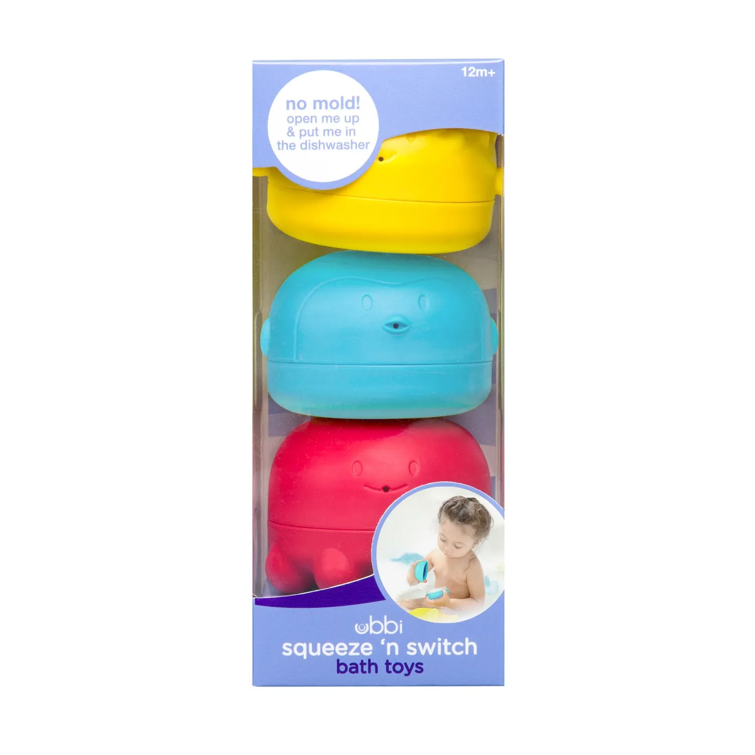 Ubbi Squeeze Bath Toys