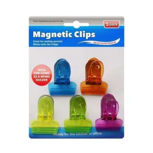 UBL Magnetic Memo Clips 5pc Set