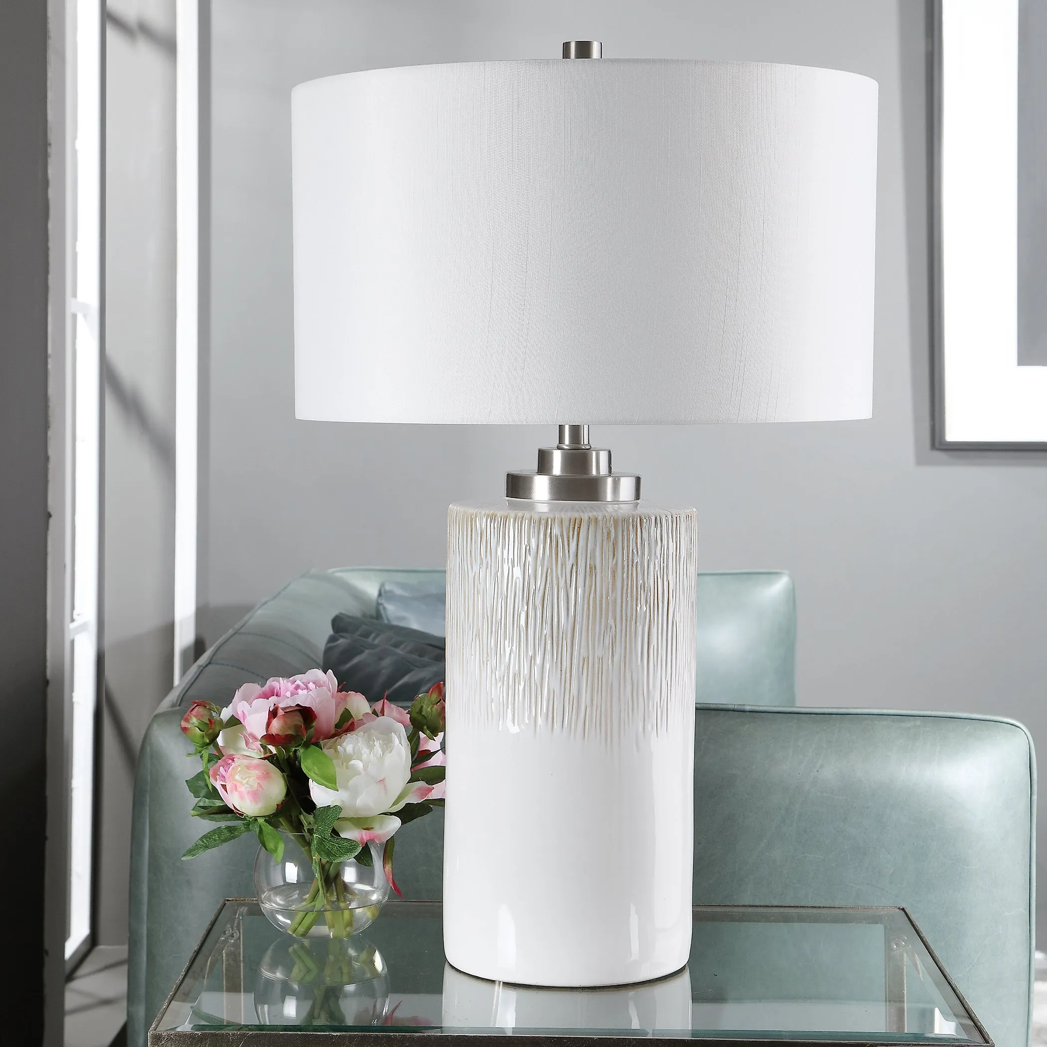 Uttermost Georgios Cylinder Table Lamp