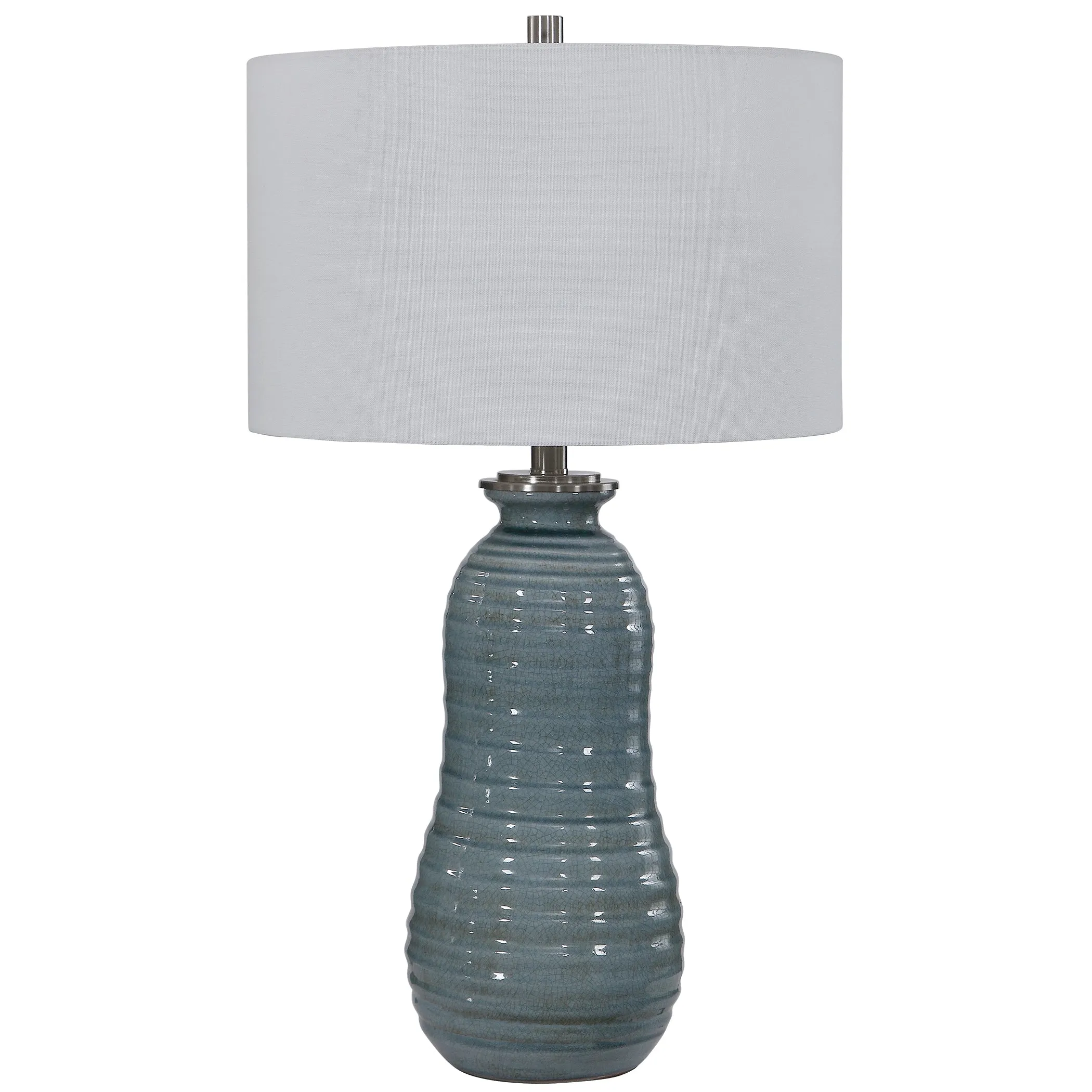 Uttermost Zaila Light Blue Table Lamp