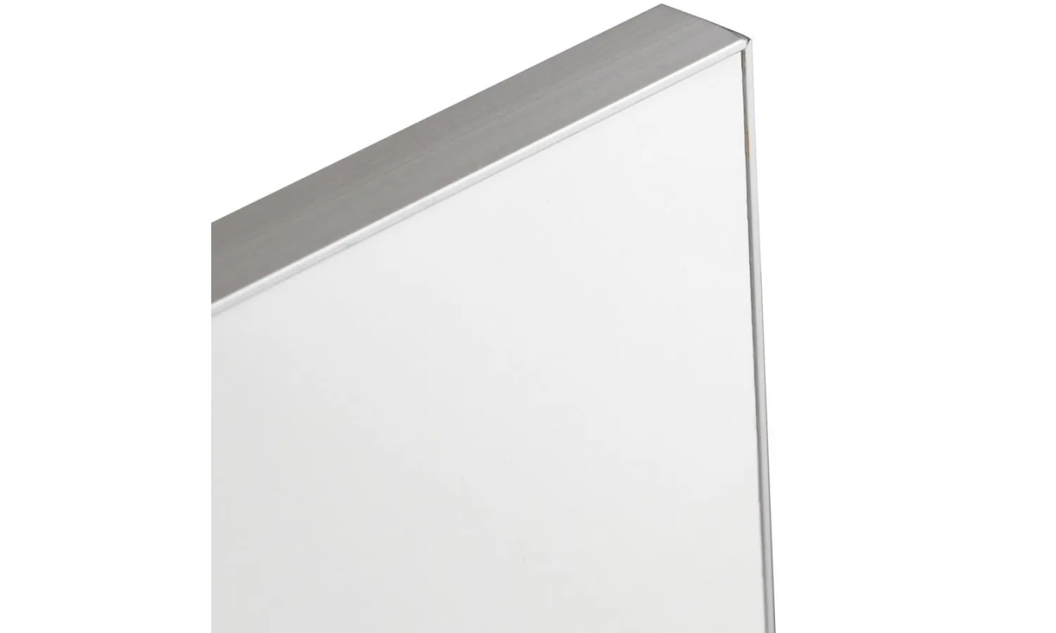 Vision Commercial Porcelain Magnetic Whiteboards - Slim White Frame