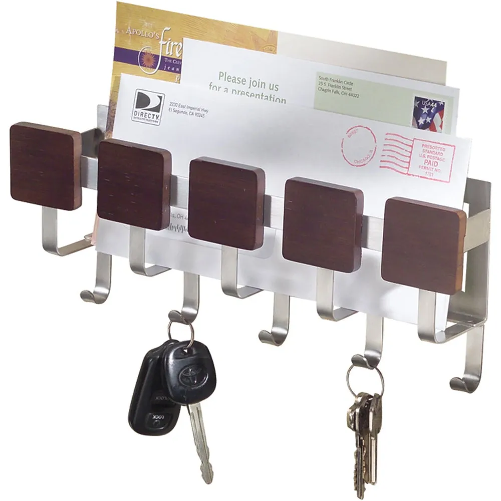 Wall-Mount Mail and Key Rack - Formbu