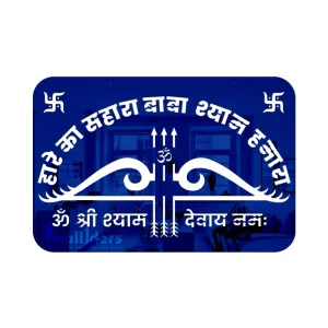 Wall1ders Hare ka Sahara Baba Shyam hamara Blue Acrylic Mirror Stickers for Wall, Decorative Items Home Decoration for Bedroom, Living Room, Office, Study Room