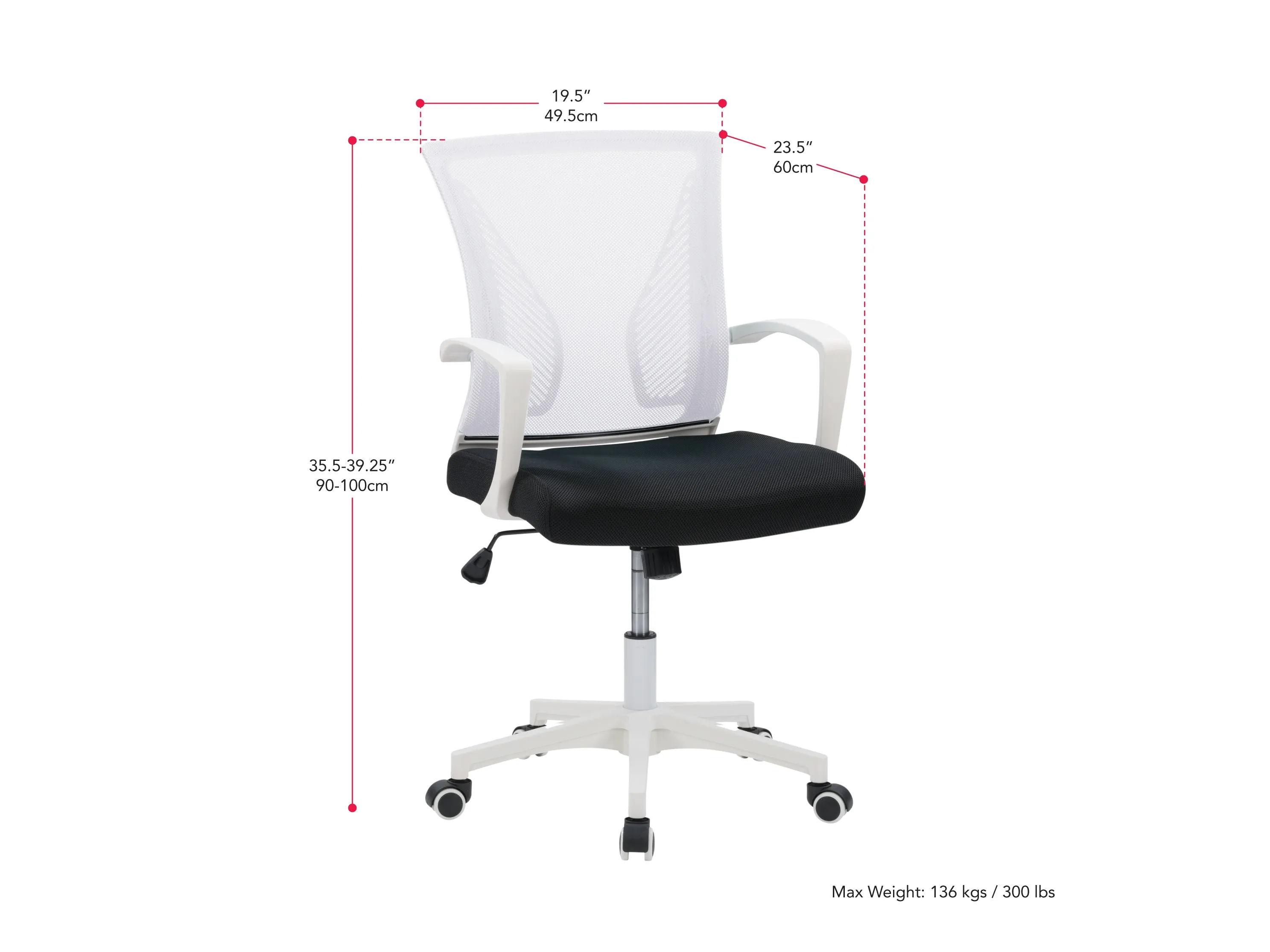 White Mesh Office Chair